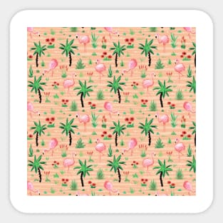 Flamingo Island Sticker